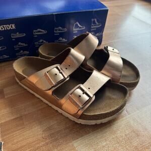 Birkenstock Arizona Eva purple fog narrow fit sandals size 4(35)